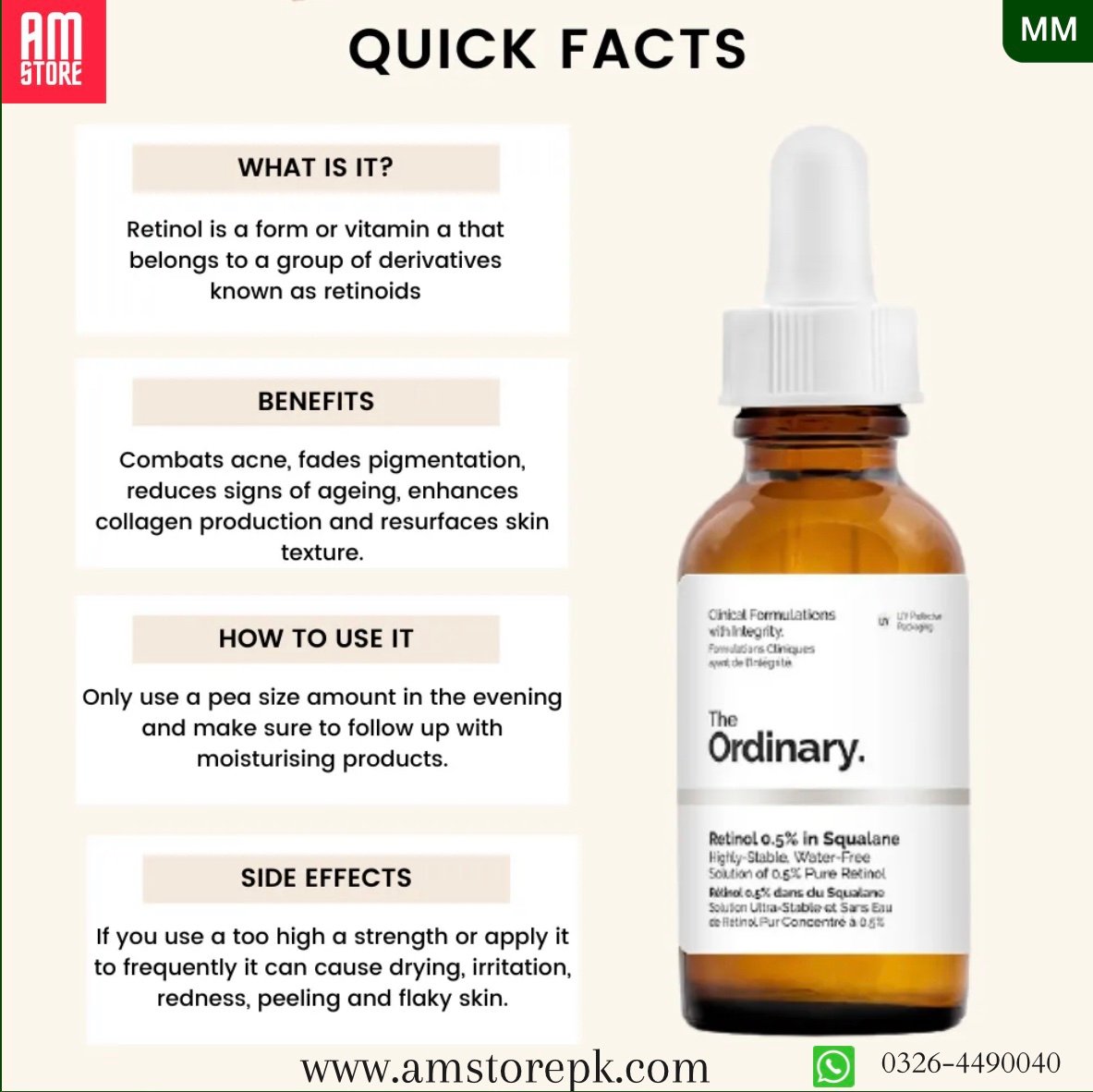 The Ordinary Retinol 1% In Squalane 30Ml