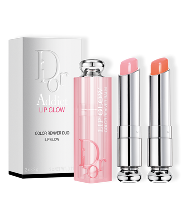 Dior Addict Lip Glow Lip Balm Lip Kit - 004 Coral +001 Pink