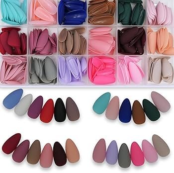 Matt Nails Pack 576 Pcs