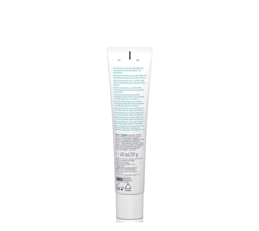 CeraVe Blemish Control Gel Moisturiser with 2% Salicylic Acid &amp; Niacinamide for Blemish-Prone Skin 40ml
