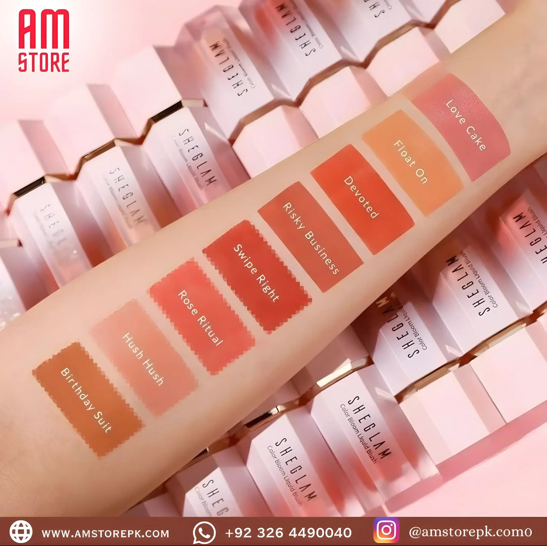 SHEGLAM COLOR BLOOM LIQUID BLUSH  (HUSH HUSH)