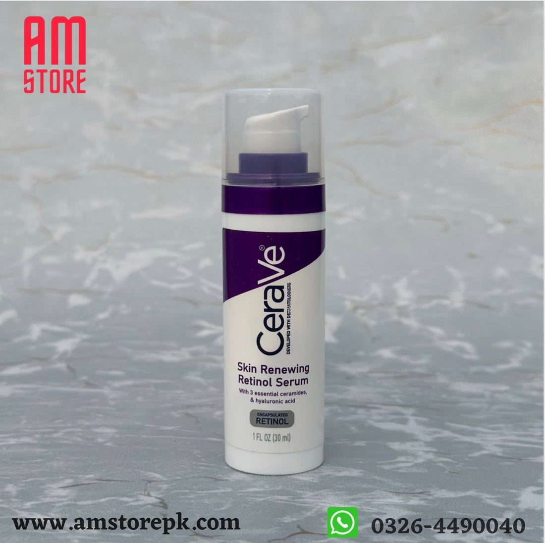 CERAVE Skin Renewing Retinol Serum (Original Factory Leftover Stock)