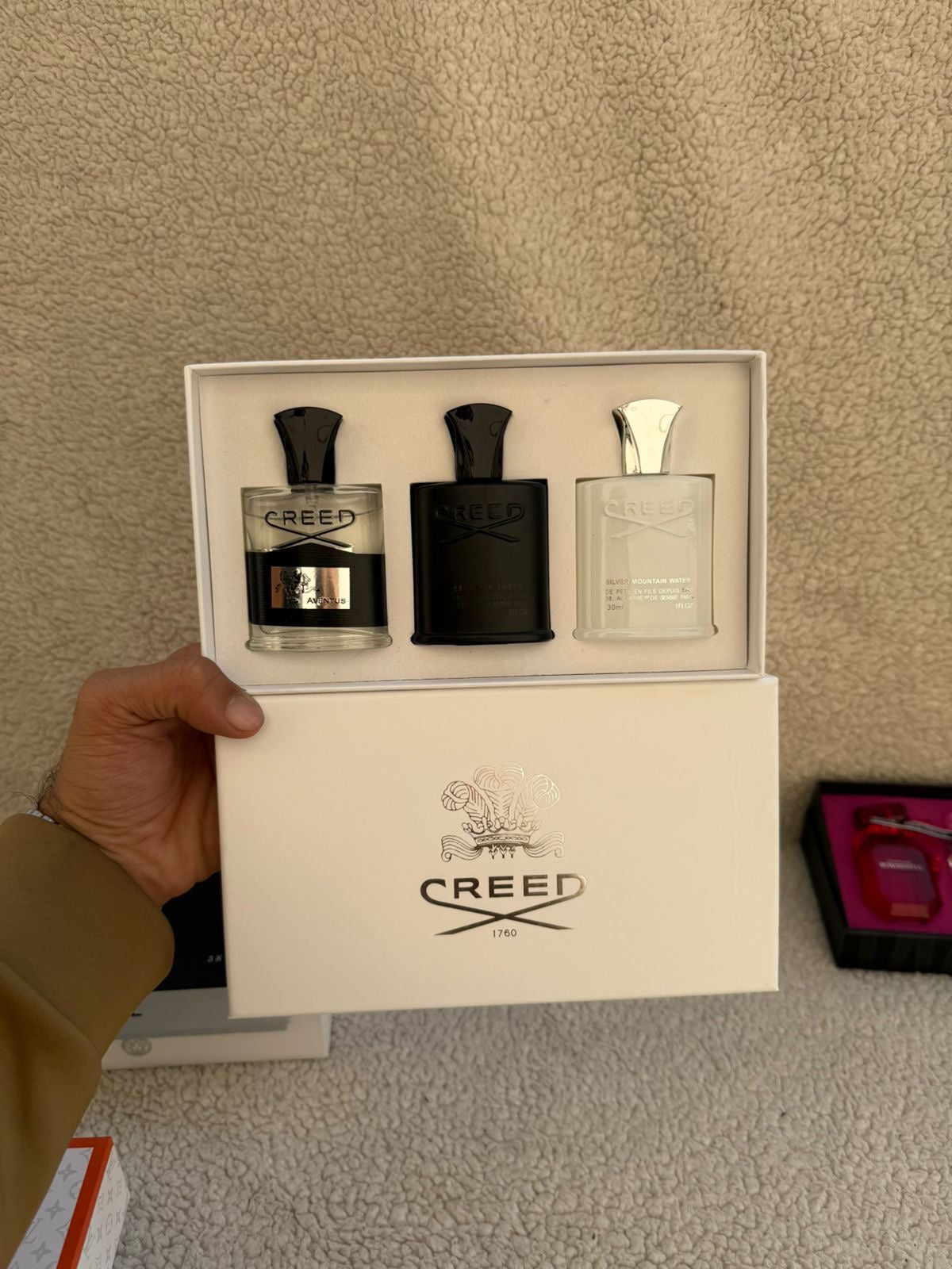 CREED PERFUME GIFT SET x3 ( orignal ) lot