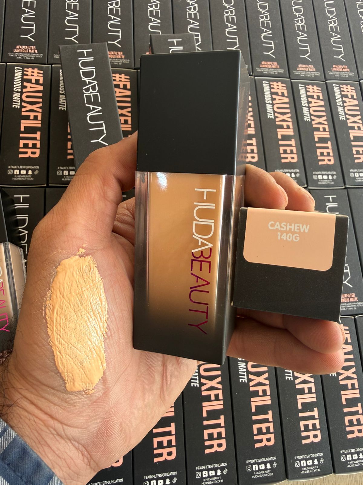 Huda Beauty Fauxfilter Foundation original plastic body