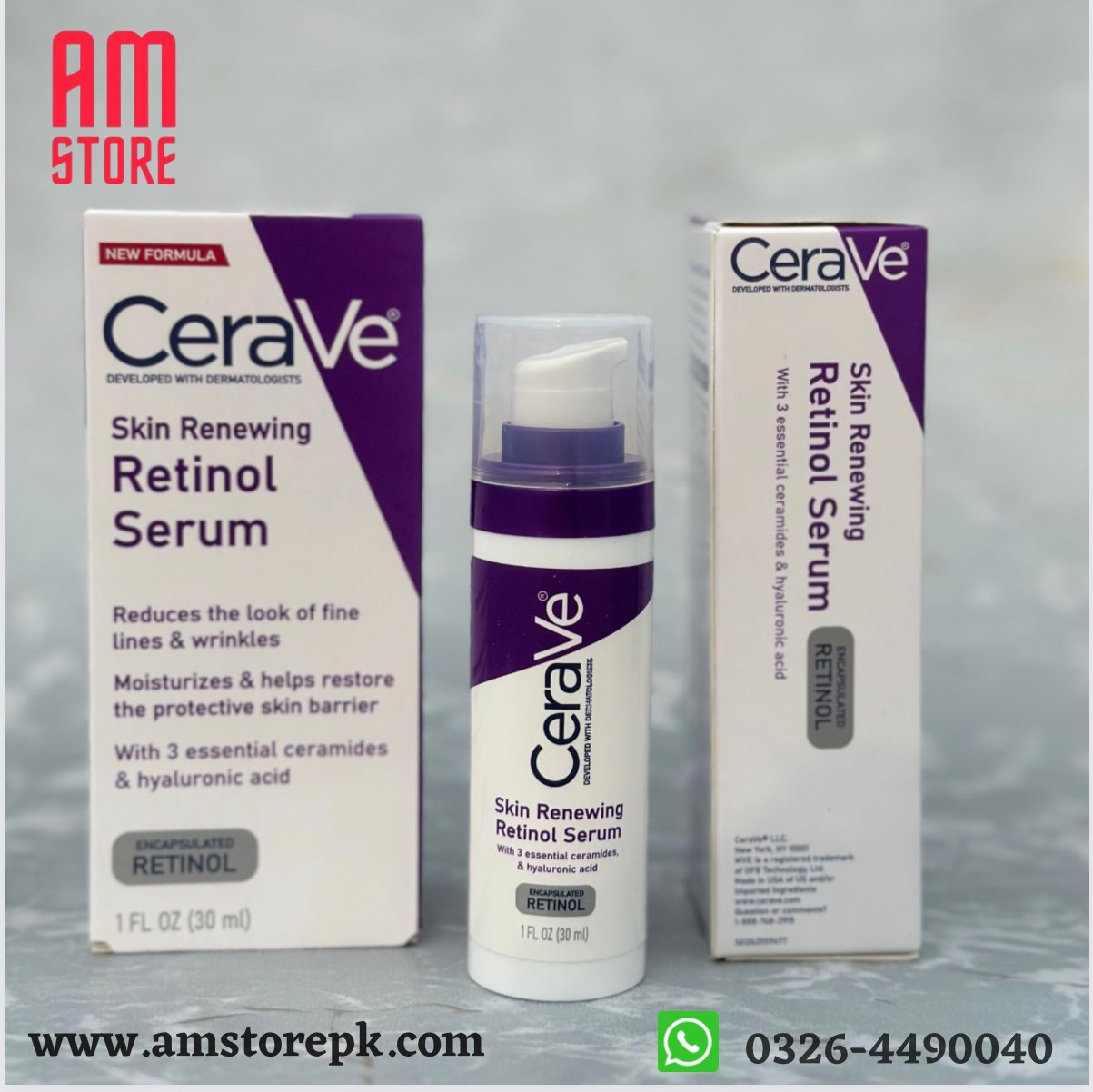 CERAVE Skin Renewing Retinol Serum (Original Factory Leftover Stock)