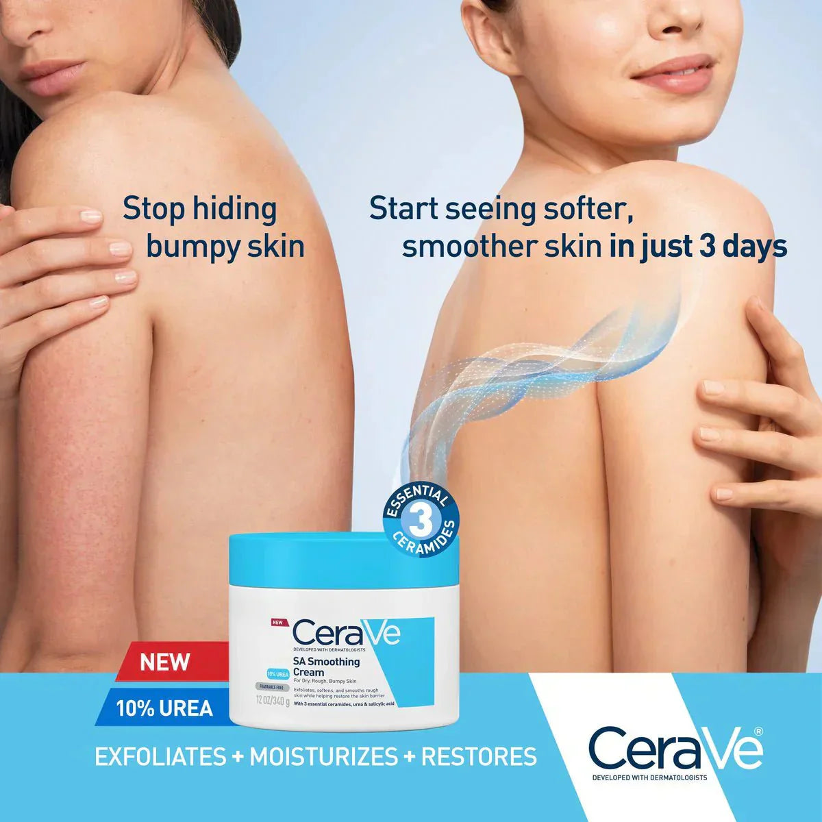 Cerave SA Smoothing Cream for Rough & Bumpy Skin