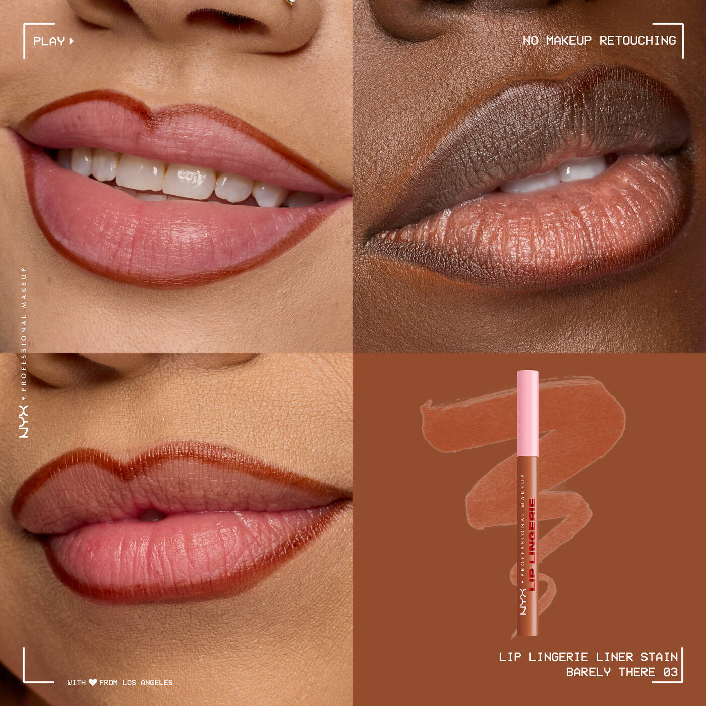 nyx Lip Lingerie Lip Liner Stain