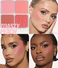 HUDA BEAUTY Blush Filter palette in Toasty Peach