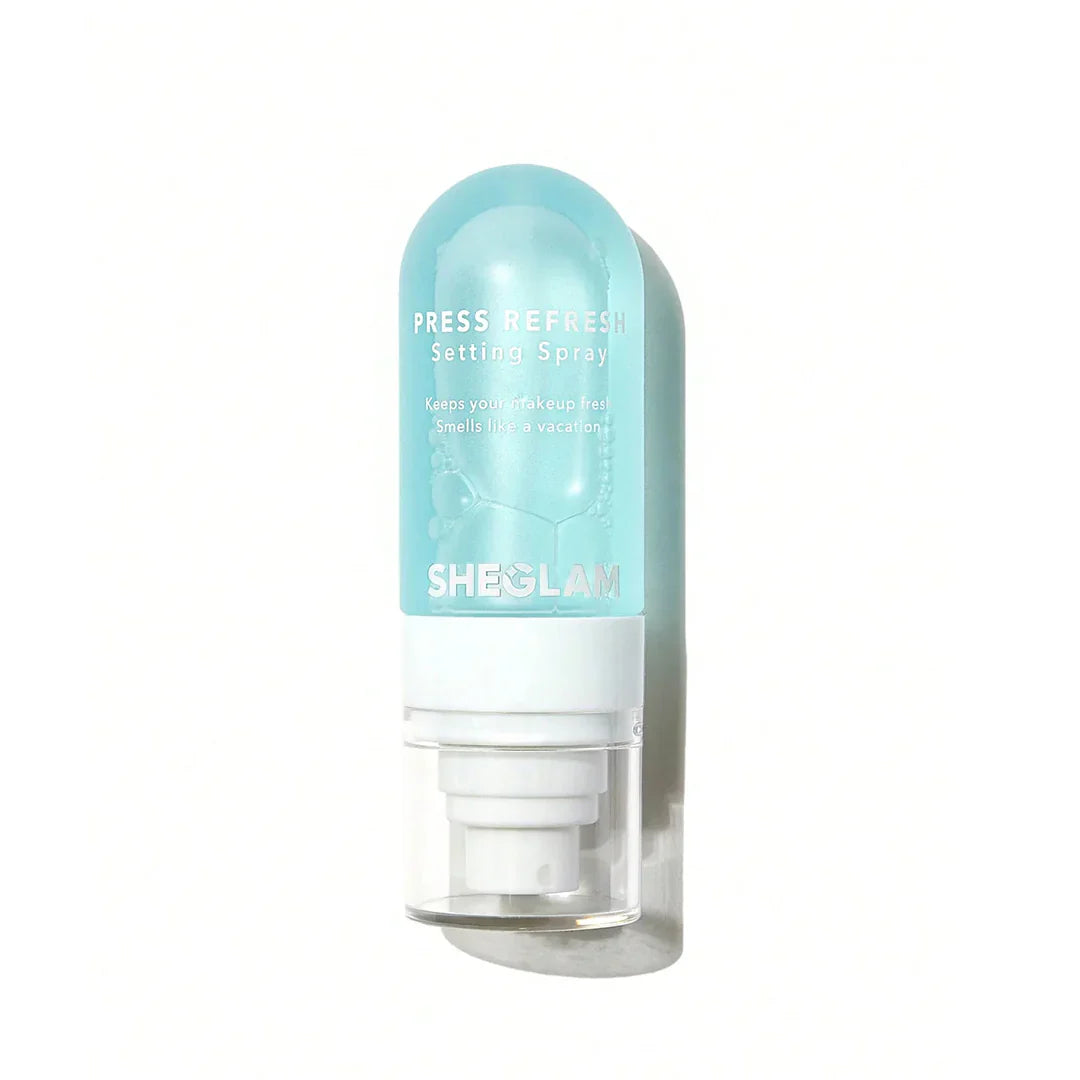 SHEGLAM Press Refresh Setting Spray Moisturizing Long Lasting Makeup Setting Spray Oil-GREEN