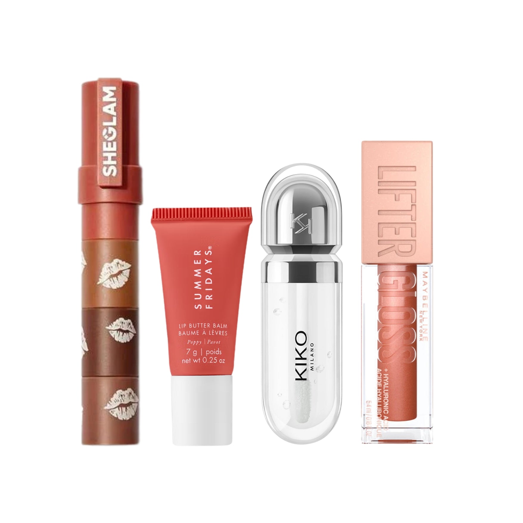 Glam Lips Bundle - 4 lip products kiko your own choice