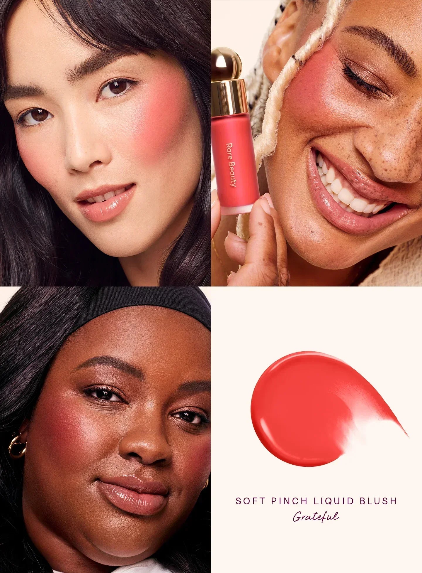 Rare Beauty Soft Pinch Liquid Blush Full Size
(Gratefull)