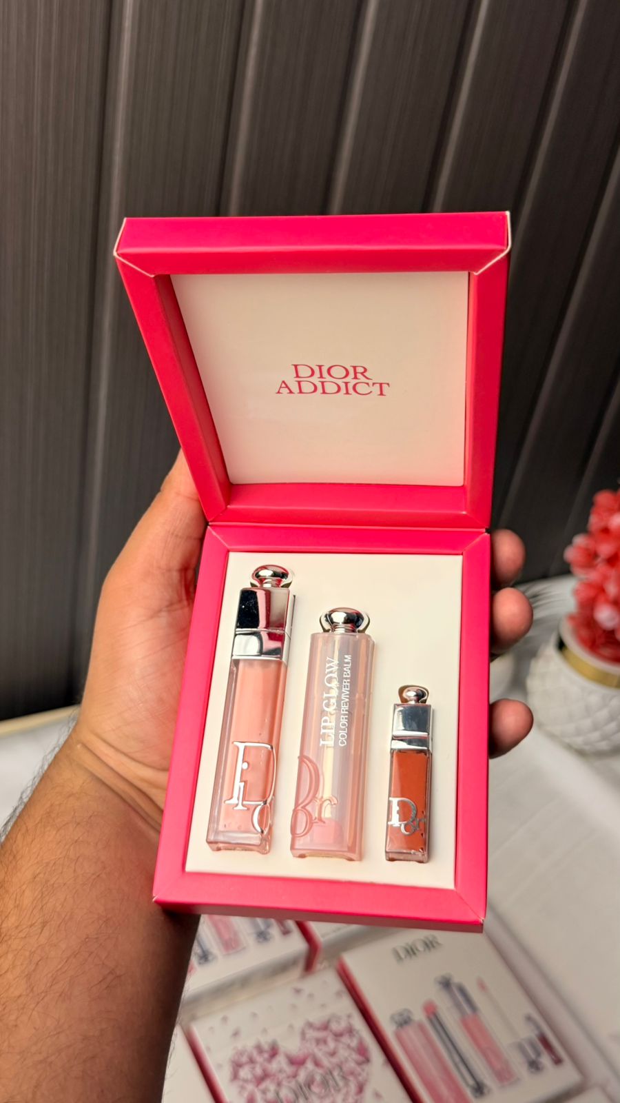 Dior Lip Addict set 3 in 1 orignal